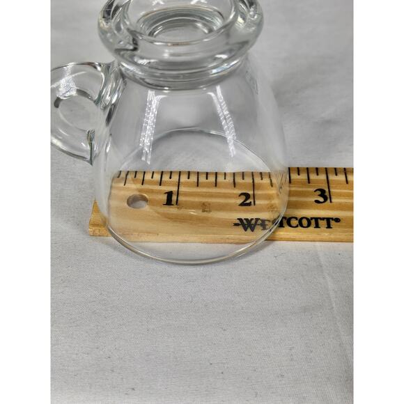 SET OF 5 CLEAR GLASS ESPRESSO TEA CUPS – STANDARD SIZE - Picture 4 of 6